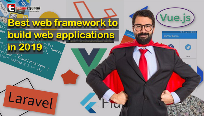 best web development frameworks - Techno Exponent