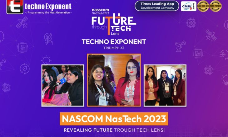 Techno Exponent at NasCom NasTECH 2023- Unlocking Our Triumph!